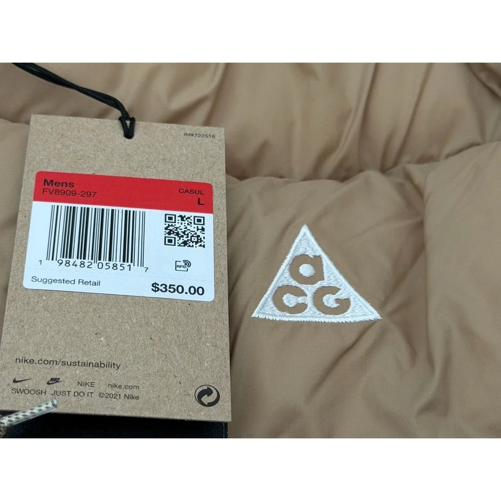 ($350 Retail) Size Large - Nike ACG Lunar Lake PrimaLoft Men's Jacket FV8909-297